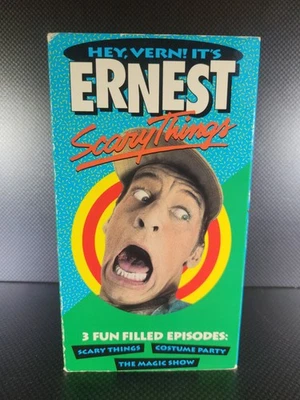 Hey, Vern!  It's Ernest Scary Things (VHS, 1992) Vintage Rare! Jim Varney - Image 1 of 4