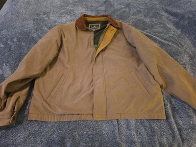 Rainforest Мужская куртка коричневый размер 2XLT микрофибры мягкое пальто взрослых искусственной кожи - Изображение 1 из 4