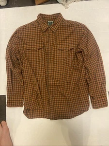 Gander Mountain Guide Series Shirt Men's XL Plaid Thick Flannel Button Up - Picture 1 of 8