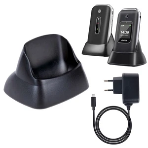 Ersatz Ladeschale & USB-C Ladegerät für Tokvia Seniorenhandy T201 & T221 - Bild 1 von 4