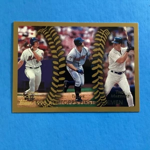 Primera base Topps All Star 1999 Olerud Thome Martinez - Imagen 1 de 2