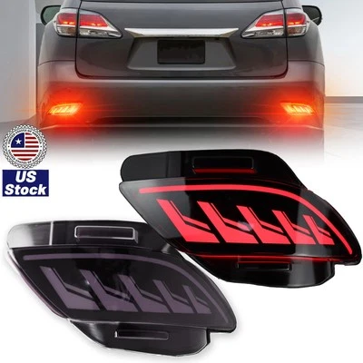 Luces de freno reflectoras traseras LED DRL para Lexus RX350 2009-2015 ahumadas Foto 1 de 4