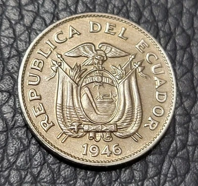 Moneda de 5 centavos Ecuador 1946 Foto 1 de 2