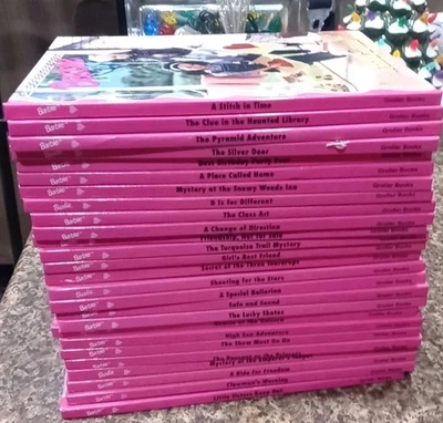 Lot of 26 Vintage Hardcover 1990s Barbie & Friends BOOK CLUB Books Great Shape - Image 1 of 4