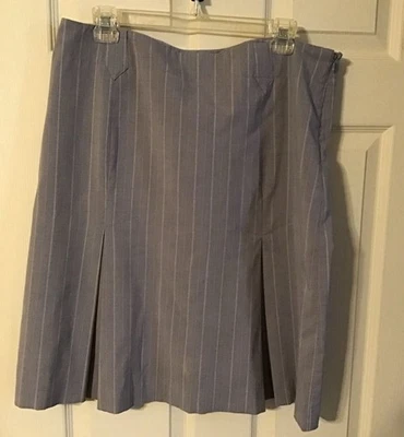 Falda a Rayas Gris Merona Talla 14 Foto 1 de 4