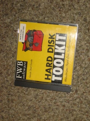 VINTAGE SOFTWARE FWB HARD DISK TOOLKIT FOR MACINTOSH 3.0 VERSION - WITH SERIAL # - Image 1 of 4