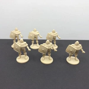 Vintage Crossbows & Catapaults Board Game Spares Repairs Biege Figures x 6 - Picture 1 of 3