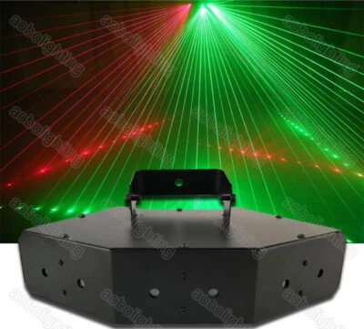New RGB 6-eye Beam Laser Show Light Stage Disco DJ Party KTV Flash Diode Lazer - Image 1 of 4