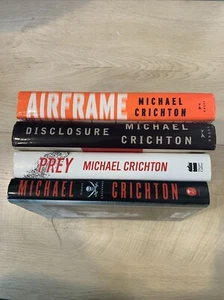First Edition Michael Crichton Hardcover Book Lot - Picture 1 of 7