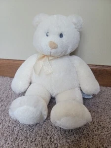 Russ Bless This Little One Teddy Bear Plush Cream White Stuffed Animal 16" - Picture 1 of 4