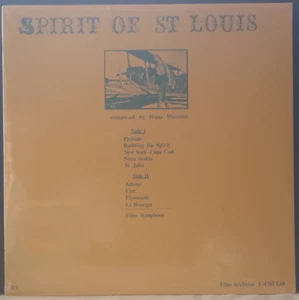 SPIRIT OF ST. LOUIS - SOUNDTRACK BY FRANZ WAXMAN FILM ARCHIVES F-7461 LTD SEALED - Bild 1 von 2
