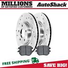 Front Drilled Slotted Brake Rotors Performance Ceramic Pad Kit for Nissan Murano