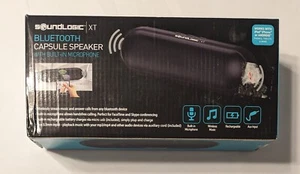 SoundLogic XT Bluetooth Capsule Speaker Black With Box Built In Microphone - Picture 1 of 4