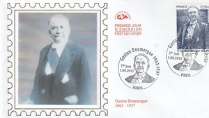 FRANCE 2013 FDC GASTON DOUMERGUE YT 4793 - Foto 1 di 1