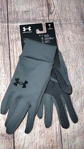 Under Armour Men’s Medium Liner Gloves NEW Touch Screen Compatible Gray