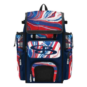 Boombah Superpack Baseball/Softball Backpack, Players Bat Bag/Gear Pack - Flow 2 - Picture 1 of 9