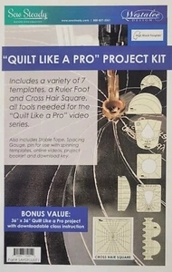 Westalee Design "Quilt Like A Pro" Project Kit High Shank ruler set and foot kit - Picture 1 of 1