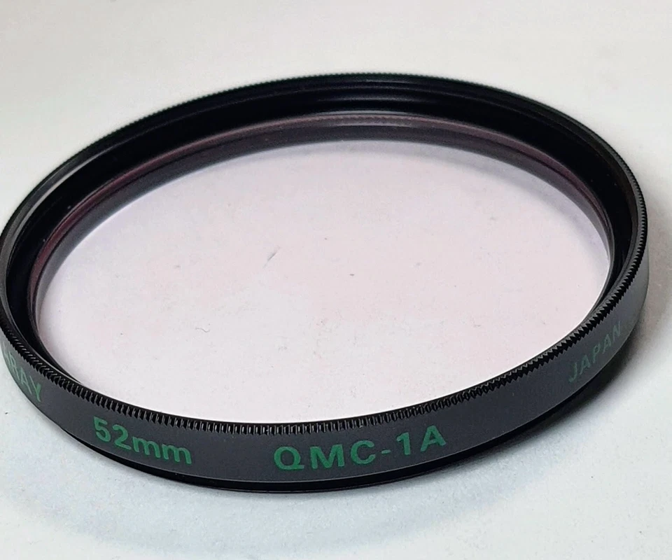 52mm Multi Coated Skylight 1A Glass Lens Filter Japan Genuine E-52 Quantaray QMC - Image 1 of 4