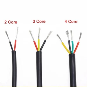 2/3/4 Core Silicone Sheathed Cable Wire Flexible Tinned Copper Power Cables - Picture 1 of 6