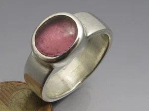 REIF-DESIGN - ANTIK STYLE TURMALIN RING - EIGENE GOLDSCHMIEDE - 999 FEINSILBER - Bild 1 von 5