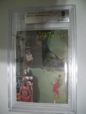 MICHAEL JORDAN 1997-98 UD Collector's Choice Game Night #159 BGS MINT 9 Bulls