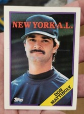 1988 Topps Don Mattingly World Of Baseball
