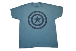 Marvel Avengers Mens Captain America Shield Graphic Shirt New S, XL, 3XL - Picture 1 of 5