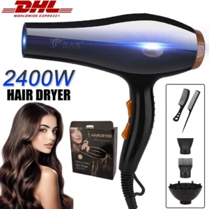 2400W Ionen Föhn Haartrockner mit 3*Diffusor Profi Haarfön Fön Ionen Hair Dryer - Bild 1 von 17