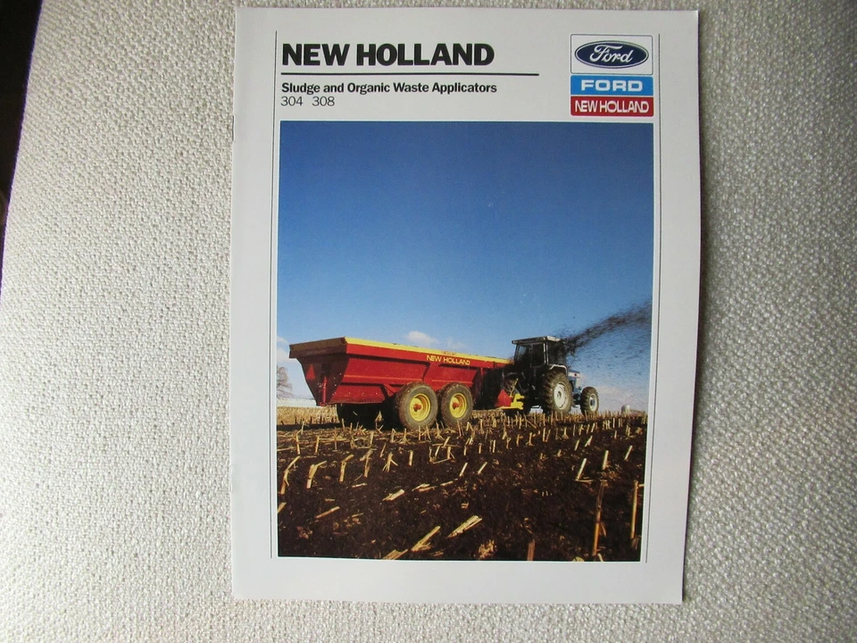 Ford New Holland 304 308 manure spreaders brochure - Image 1 of 1