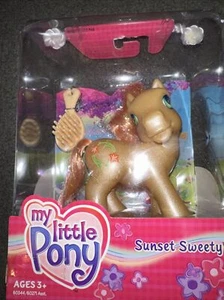 Nueva figura de juguete 2003 My Little Pony G3 Sunset Sweety Hasbro - Imagen 1 de 3