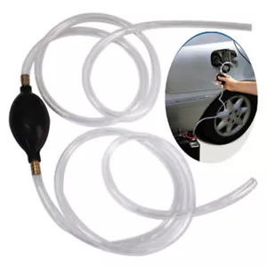 Auto Car Siphon Syphon Hose Tube Liquid Transfer Manual Hand Pump N JfJ^qk - Bild 1 von 7