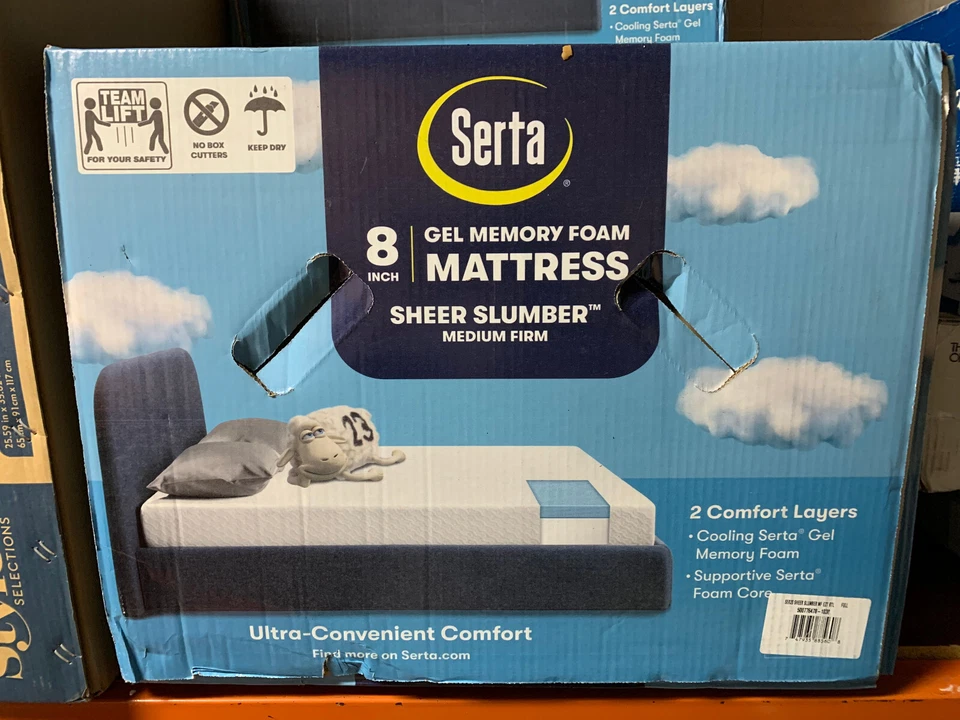 Serta Sheer Slumber 8-in Full Memory Foam Mattress in a Box - Image 1 of 2