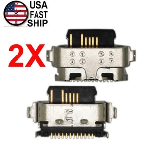 2X Type-C USB Charging Port Dock Connector For Verizon TCL Tab 8 9048S - Picture 1 of 3