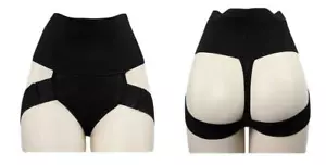 NEW WOMEN'S FULLNESS BUTT LIFTER TUMMY SLIMMER SHAPEWEAR PANTY BLACK #8011 - Picture 1 of 6