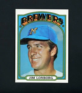 Jim Lonborg 1972 Topps - Milwaukee Brewers #255 MINT - Picture 1 of 2