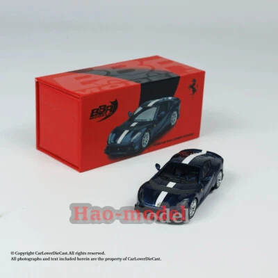 BBR 1:64 Ferrari 812 Competitizone liga fundido modelo carro azul brinquedos presentes hobby - Imagem 1 de 4