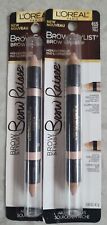 2x Loreal Brow Stylist Raiser Highlighter Duo Arched Eyebrows 615 Light Pale