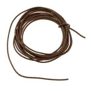 Cordón de cuentas de algodón torcido marrón 3yd - Imagen 1 de 1