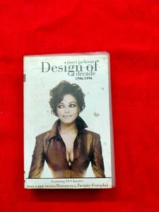JANET JACKSON  DESIGN OF A DECADE 1986 1996 Cassette tape INDIA CLAMSHELL 1996 - Picture 1 of 4