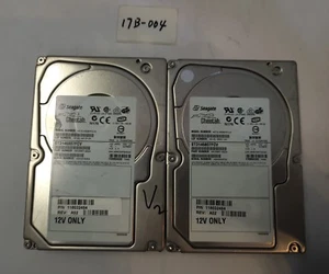 - 2x Dell Seagate ST3146807FCV 9V2007 147 GB 3.5" 10000 RPM Hard Drive @@@ - Picture 1 of 3