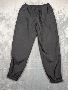Pantalones de chándal vintage Nike para hombre grandes forrados negros puño al tobillo cordón años 90 - Imagen 1 de 13