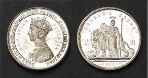Great Britain. Exhibition Of 1851. Victoria Queen. White Metal - Picture 1 of 1