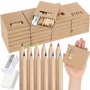 24 Set Mini Buntstifte Großpackung für Kinder 3,5 Zoll Buntstifte für Colori... - Bild 1 von 6