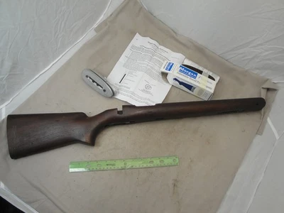 Remington 40X Stock de nogal militar de EE. UU. con placa trasera ajustable Morgan 15L 22LR Foto 1 de 4