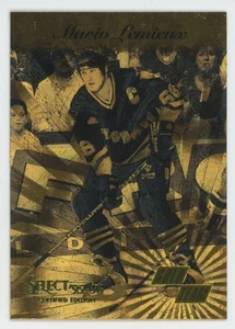 1995-96 SELECT CERTIFIED Mario Lemieux GOLD TEAM #3 - Picture 1 of 2