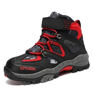 Kids Hiking Boots Boys Girls Outdoor Walking Climbing Sneaker Comfortable Non... - Picture 1 of 6