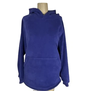 L.L. Bean Purple Fleece Pullover Hoodie Sweatshirt Youth Kids Size XL - Picture 1 of 5
