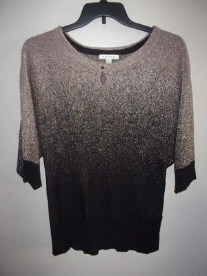 SUÉTER DOLMAN STUDIO WORKS TALLA L ORO ROSA NEGRO OMBRE METÁLICO Foto 1 de 4