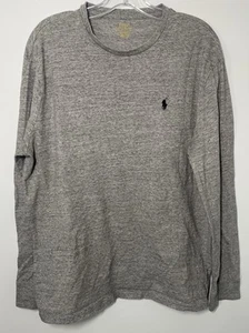Polo Ralph Lauren Classic Fit Long Sleeve T-Shirt Men’s L Gray - Picture 1 of 12