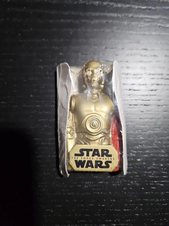 Visor de premios de cereales Star Wars The Force Awakens C-3PO General Mills nuevo en caja Foto 1 de 3